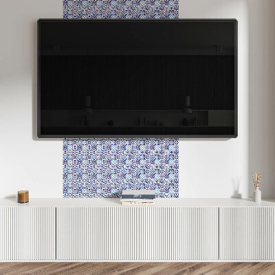 Pvc falpanel Mozaik minta virágokkal