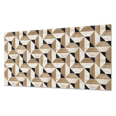 Dekorpanel falra Geometrikus háromszög minta
