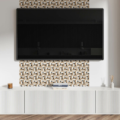 Dekorpanel falra Geometrikus háromszög minta