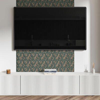 Falvédő falburkoló panel 2D levél minta