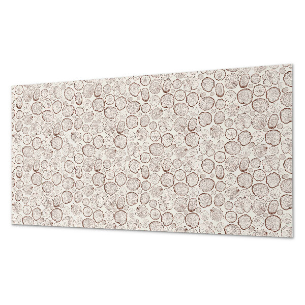 Pvc falpanel Kerek üvegek minta