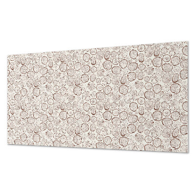 Pvc falpanel Kerek üvegek minta