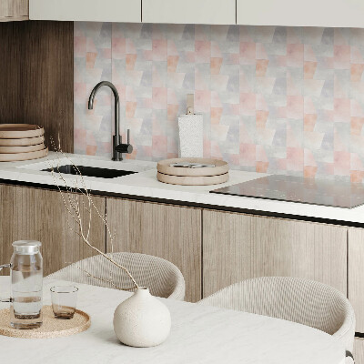 Dekorpanel falra Geometria pasztellben
