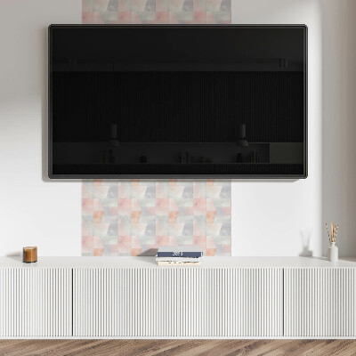 Dekorpanel falra Geometria pasztellben