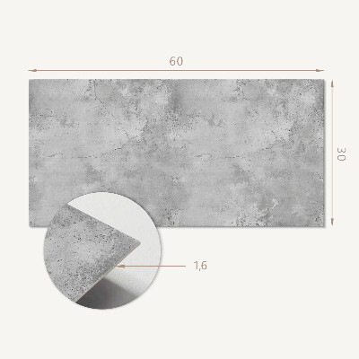 Dekorpanel falra Beton textúra karcolásokkal