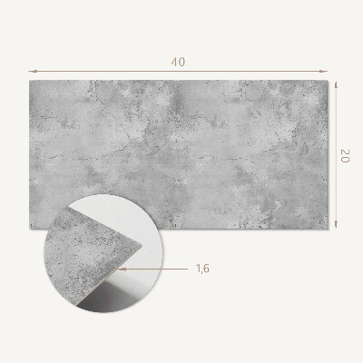 Dekorpanel falra Beton textúra karcolásokkal
