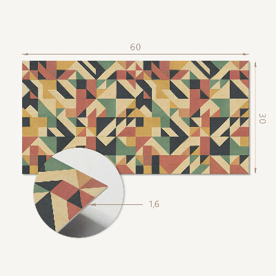 Pvc falpanel Absztrakt geometrikus minta