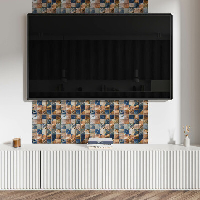 Dekorpanel falra Kőmintás mozaik