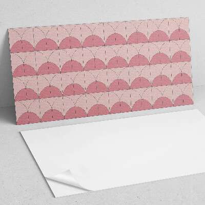 Pvc falpanel Geometriai félkörök az elrendezésben