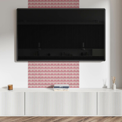 Pvc falpanel Geometriai félkörök az elrendezésben