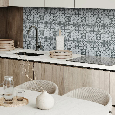 Dekorpanel falra Geometriai minták mozaikban