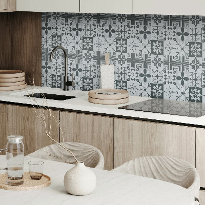 Dekorpanel falra Geometriai minták mozaikban