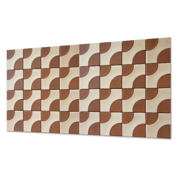 Falvédő falburkoló panel Geometrikus mintás csempe