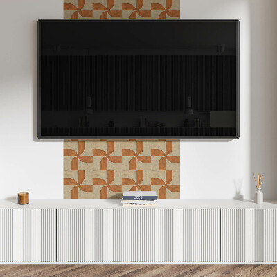 Dekorpanel falra Geometria ívekkel