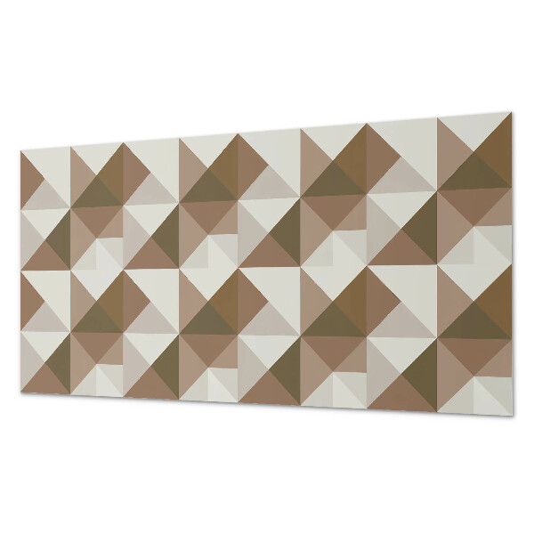 Falvédő falburkoló panel Geometria háromszögben