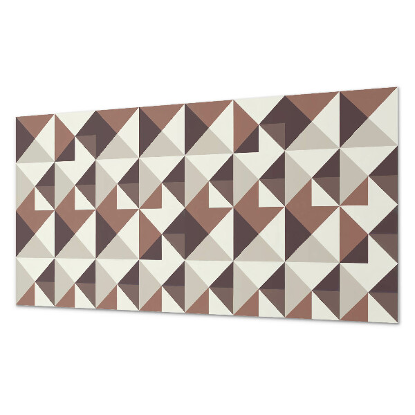 Pvc falpanel Geometriai minta háromszögekkel