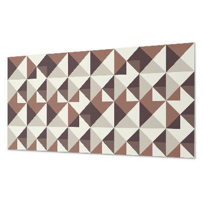Pvc falpanel Geometriai minta háromszögekkel