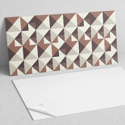 Pvc falpanel Geometriai minta háromszögekkel