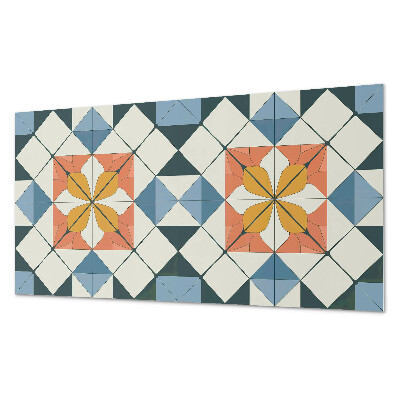 Dekorpanel falra Geometrikus virágmintás