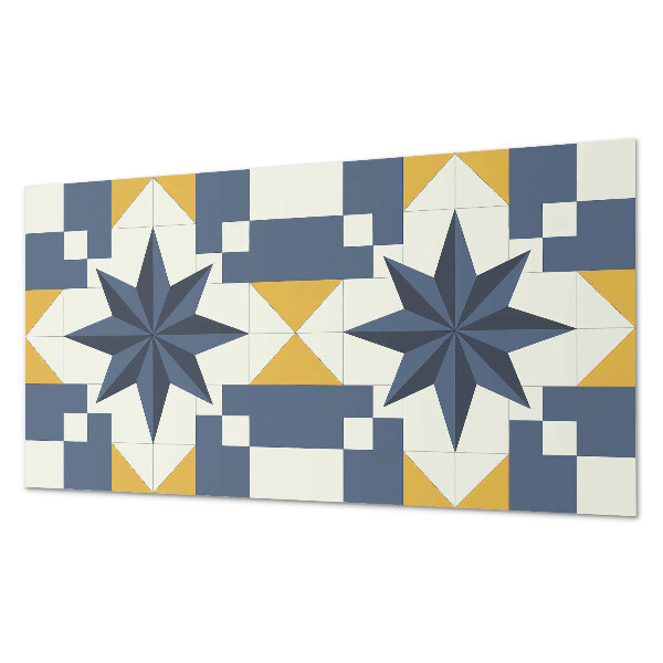 Pvc falpanel Geometriai csillag minta