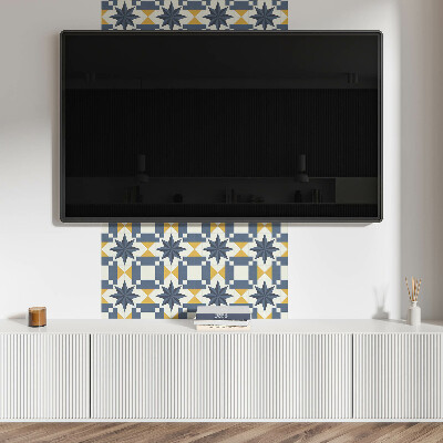 Pvc falpanel Geometriai csillag minta