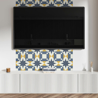 Pvc falpanel Geometriai csillag minta