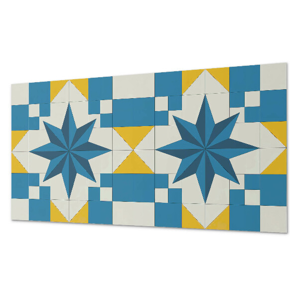 Dekorpanel falra Geometriai csillag minta