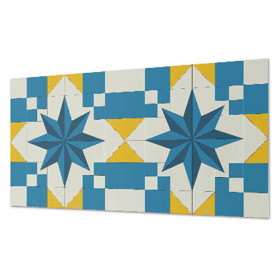Dekorpanel falra Geometriai csillag minta