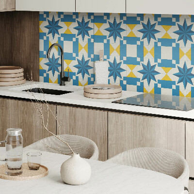Dekorpanel falra Geometriai csillag minta