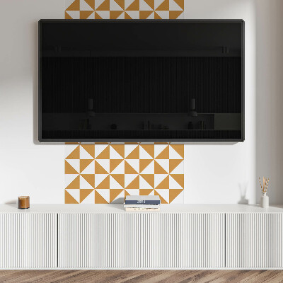 Pvc falpanel Geometriai háromszögek négyzetekben