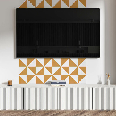 Pvc falpanel Geometriai háromszögek négyzetekben
