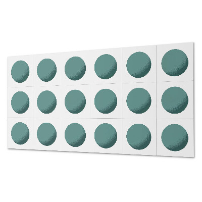 Dekorpanel falra Geometriai körök egy rácsban
