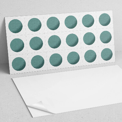 Dekorpanel falra Geometriai körök egy rácsban