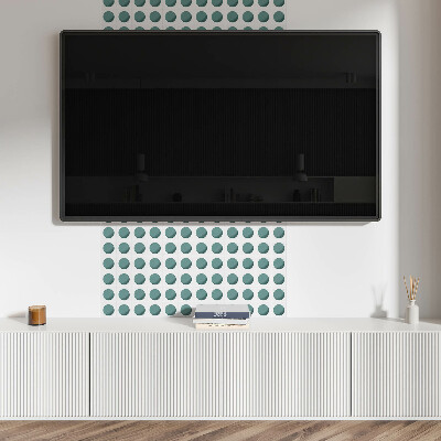 Dekorpanel falra Geometriai körök egy rácsban