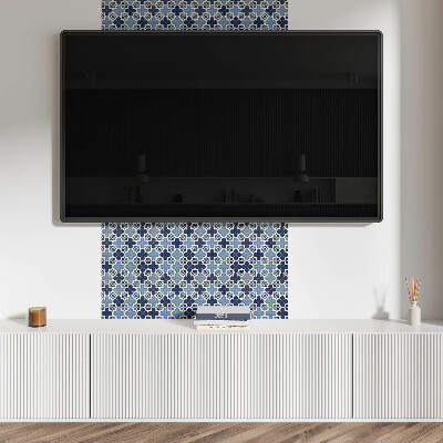 Dekorpanel falra Geometrikus virágmintás