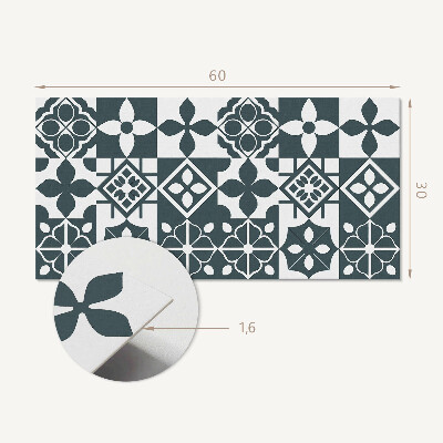 Dekorpanel falra Geometriai minták csempe