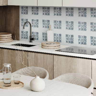 Falvédő falburkoló panel Geometriai minták négyzetekben