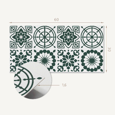 Pvc falpanel Virág- és geometrikus minták