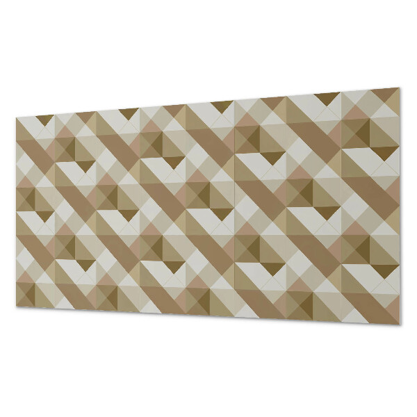Pvc falpanel Geometria földszínekben