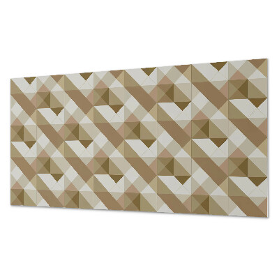 Pvc falpanel Geometria földszínekben