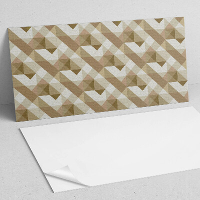 Pvc falpanel Geometria földszínekben