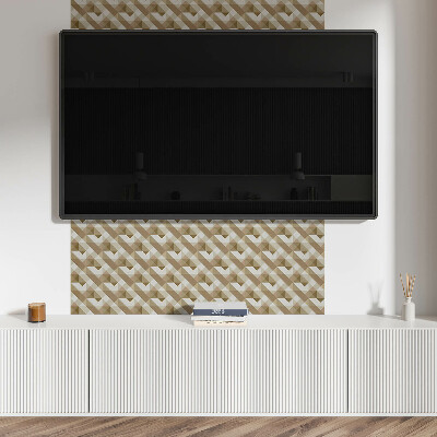 Pvc falpanel Geometria földszínekben