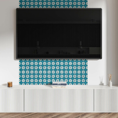 Dekorpanel falra Geometrikus virágmintás