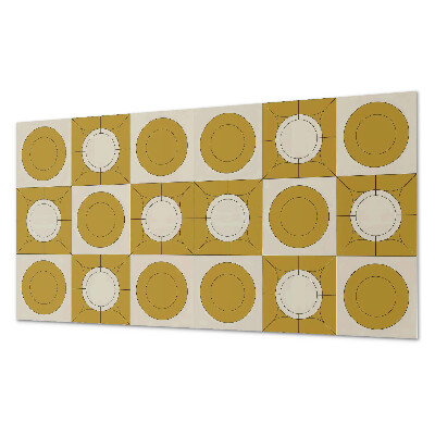 Pvc falpanel Geometriai minta körökkel