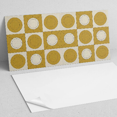Pvc falpanel Geometriai minta körökkel