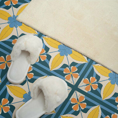 Pvc falpanel Virágos geometrikus minta
