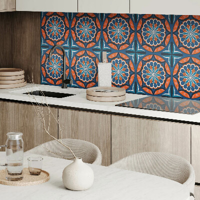 Falvédő falburkoló panel Mandala minta levelekkel