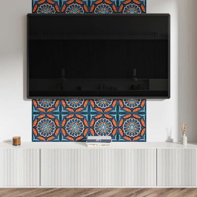 Falvédő falburkoló panel Mandala minta levelekkel
