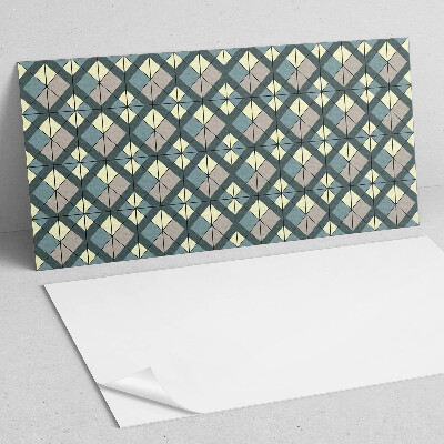 Dekorpanel falra Geometriai kockás minta