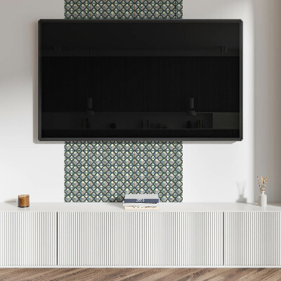 Dekorpanel falra Geometriai kockás minta